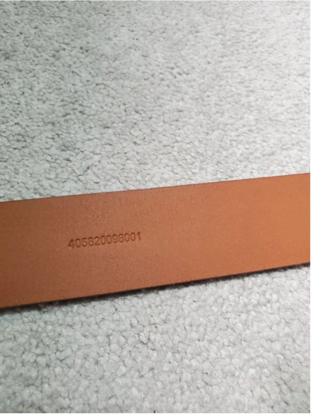 POLO RALPH LAUREN NWT Leather Belt Tan Brass 32 Embossed Pony Logo Dress Office